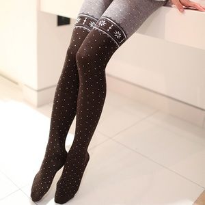 Bundle of warm pantyhose